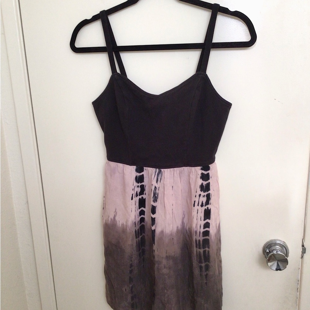AE Color-Block Fit & Flare Mini Dress